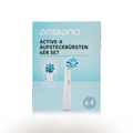 Ambiano Active-X, pack de 4 cabezales de recambio oscilantes
