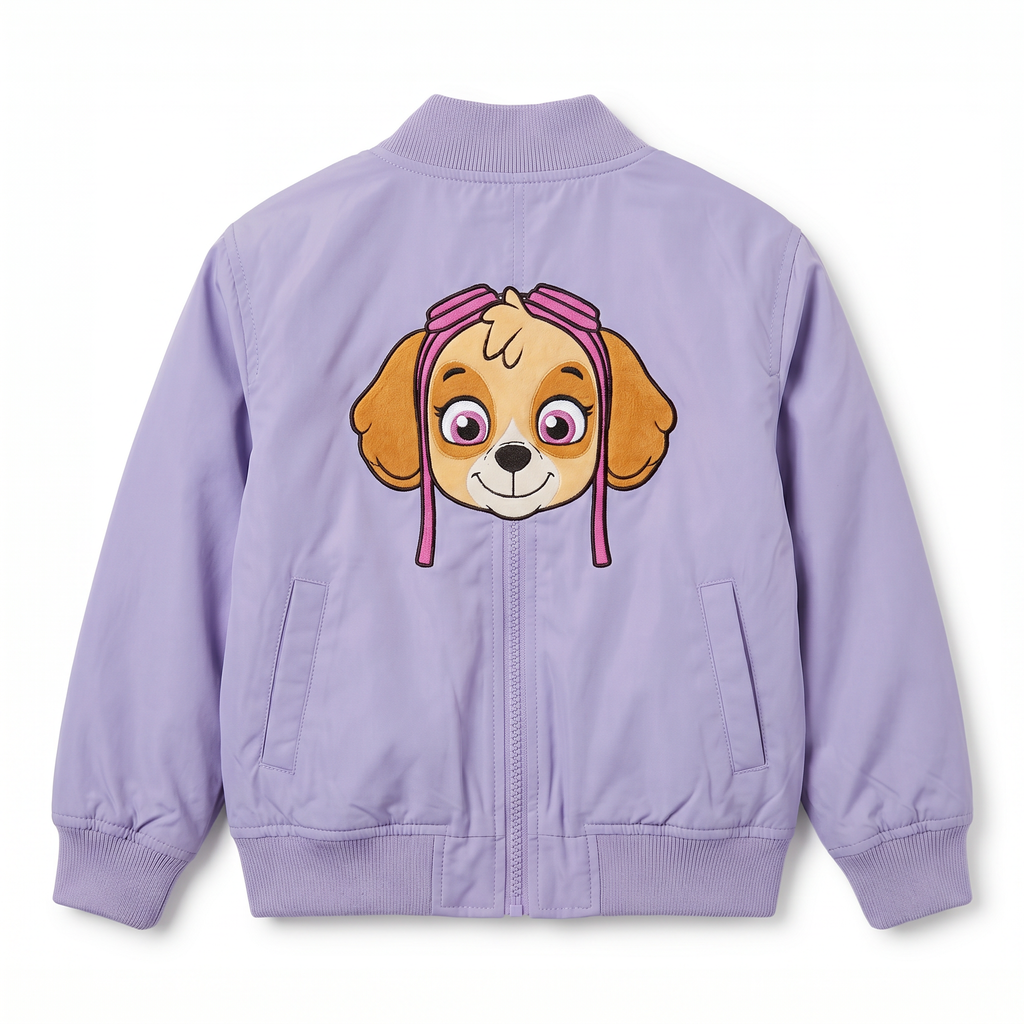 Chaqueta Bomber Paw Patrol Lila