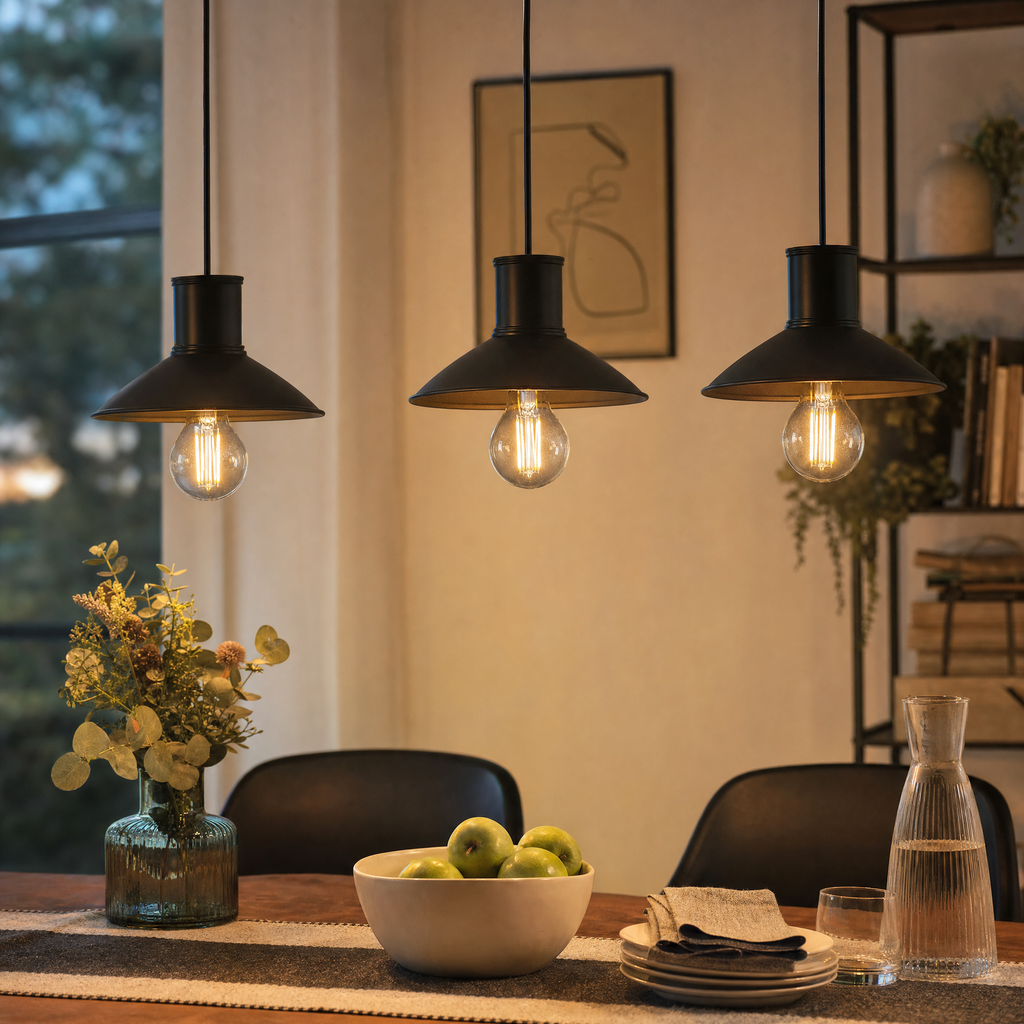Philips Pack 3 Bombillas LED Filamento A60 E27 7W (60W) 806lm Luz Cálida