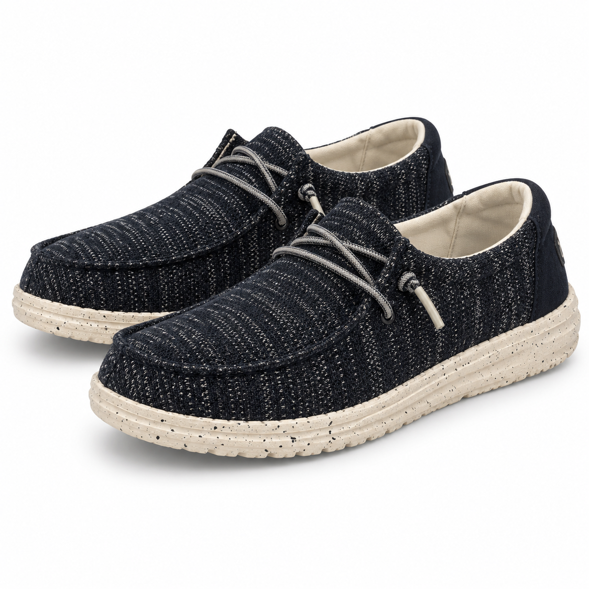 Zapatos Dude Wendy Sox navy talla 37 sobre fondo blanco