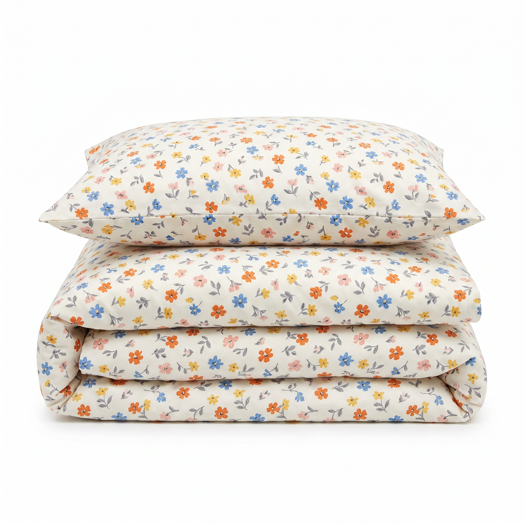 Ropa de Cama Microfibra Novitesse — Flores Silvestres Multicolor 135x200cm