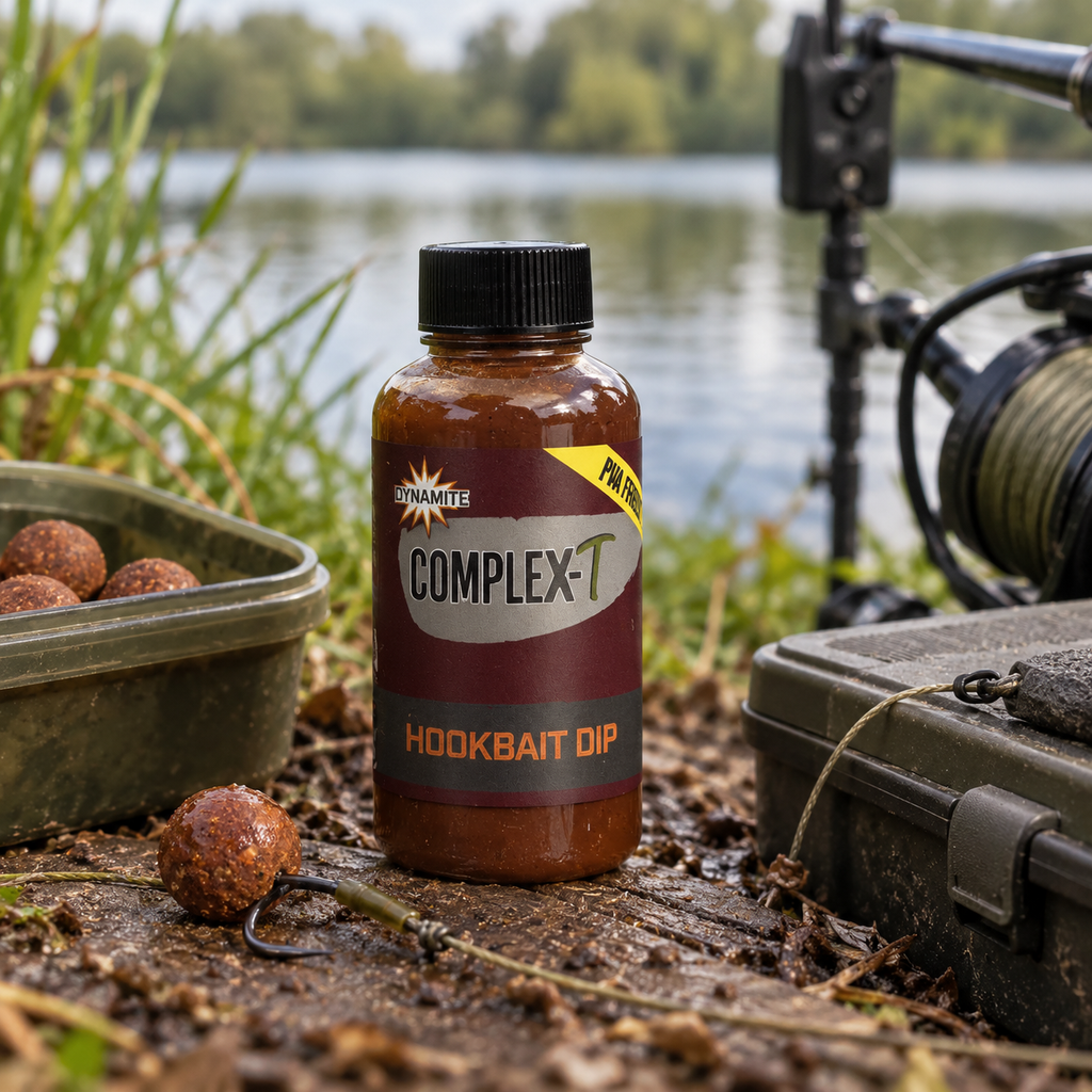Dynamite Complex-T Hookbait Dip en ambiente de pesca
