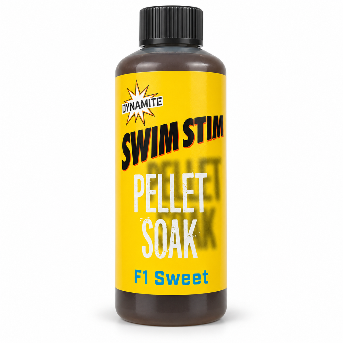 Dynamite Swim Stim Pellet Soak F1 Sweet sobre fondo blanco
