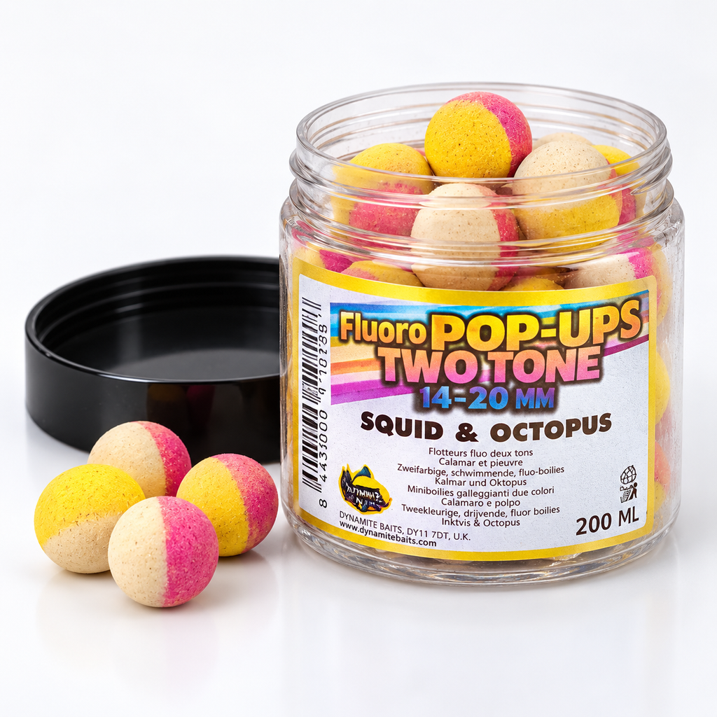 Detalle del envase Dynamite Fluoro Pop-Ups Two Tone