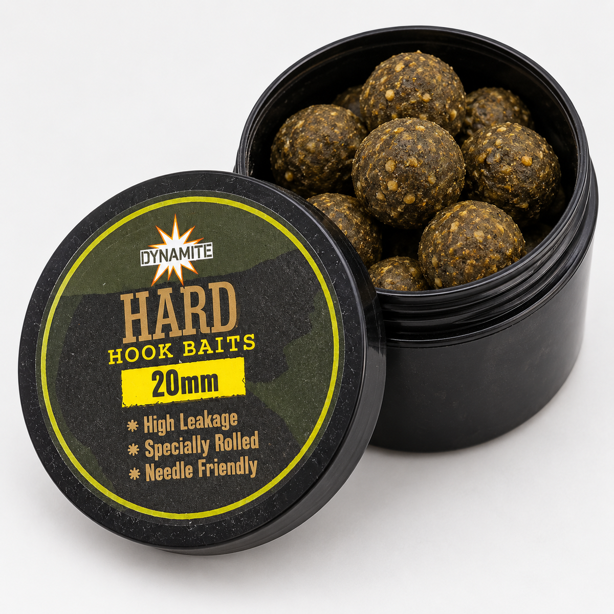 Detalle del envase Dynamite Hard Hook Baits 20 mm