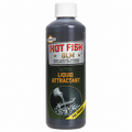 Dynamite Hot Fish y GLM Liquid Attractant sobre fondo blanco