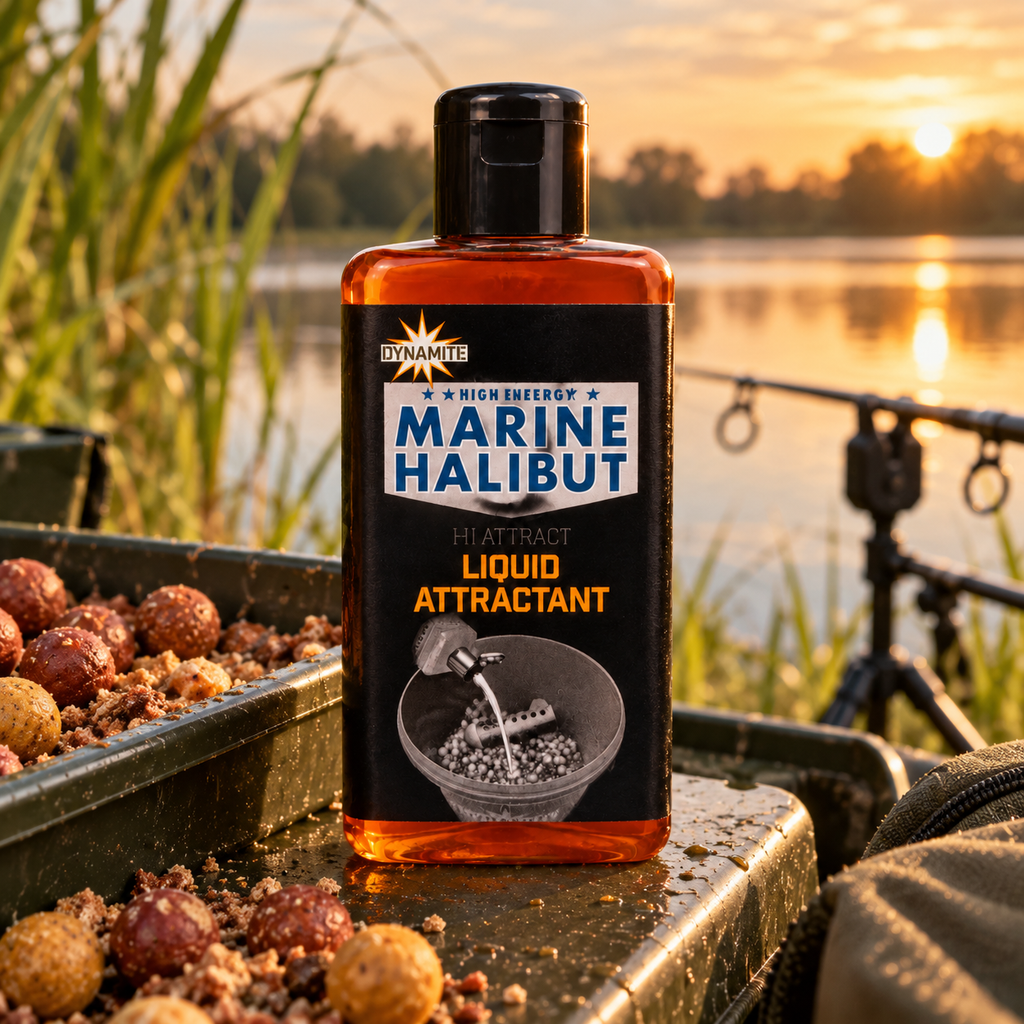 Dynamite Marine Halibut Liquid Attractant - uso en pesca