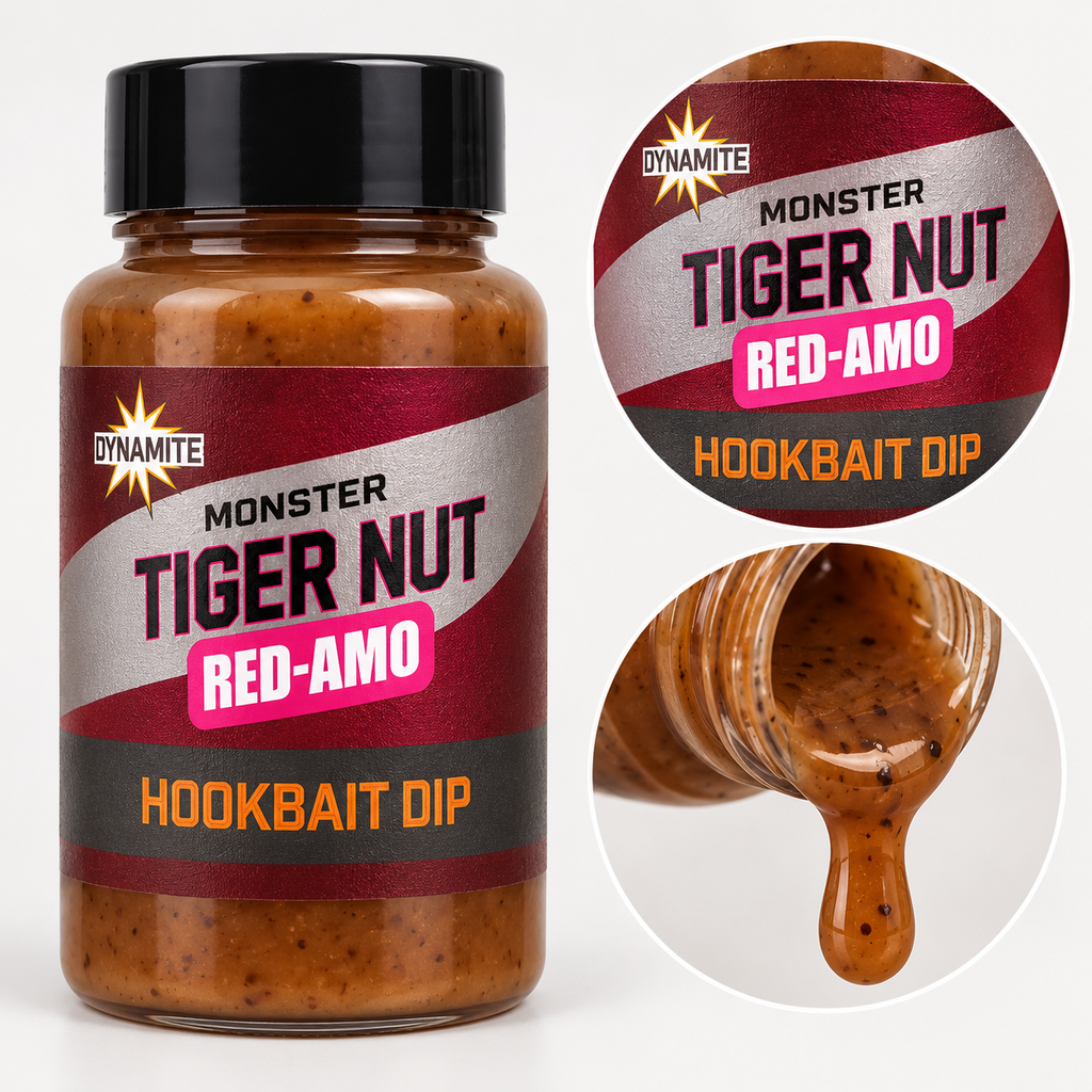 Detalle de Dynamite Monster Tiger Nut Red-Amo Hookbait Dip