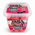 Dynamite Squid & Octopus Fluro Pop-Up Pellets 22 mm sobre fondo blanco