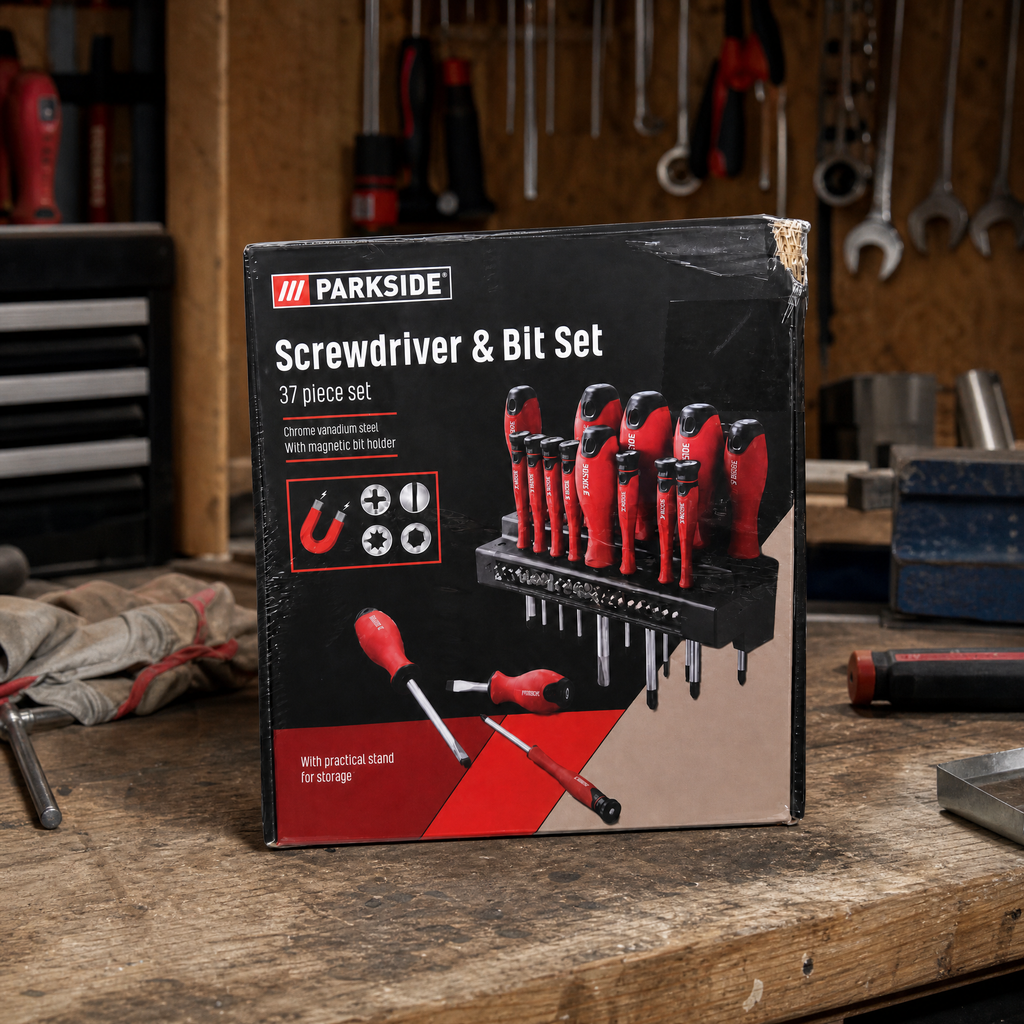 Pack de destornilladores Parkside con puntas magnéticas