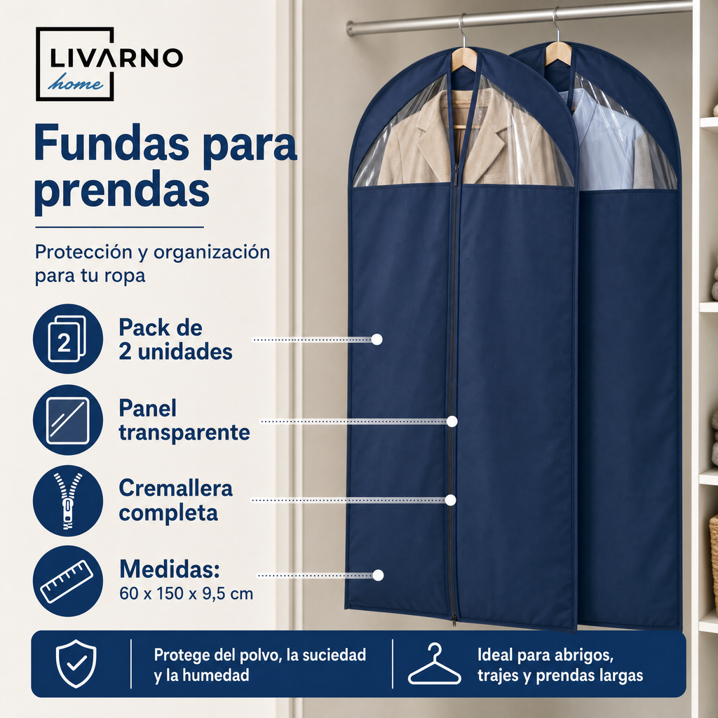 Livarno Home Fundas para ropa LIVARNO home