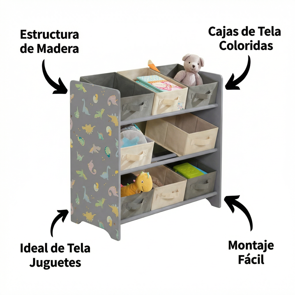 Estantería de Almacenamiento Infantil - Livarno Home