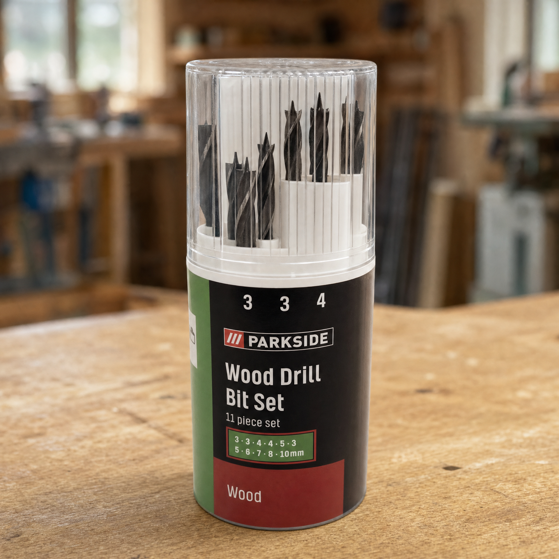 Set de 11 Brocas para Madera Parkside 3–10 mm
