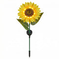 Estaca Solar Decorativa Girasol con Luz LED Cálida para Jardín | Belavi