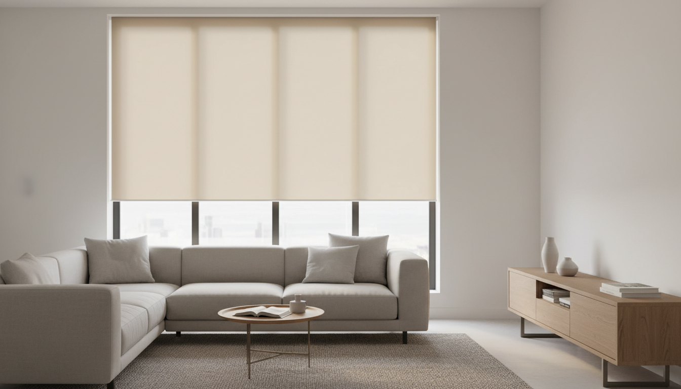 Estor Enrollable Oscurante Beige 60x150cm | Home Creation