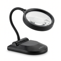 Lupa con Luz LED Crelando — Aumento 2x/8x Brazo Flexible