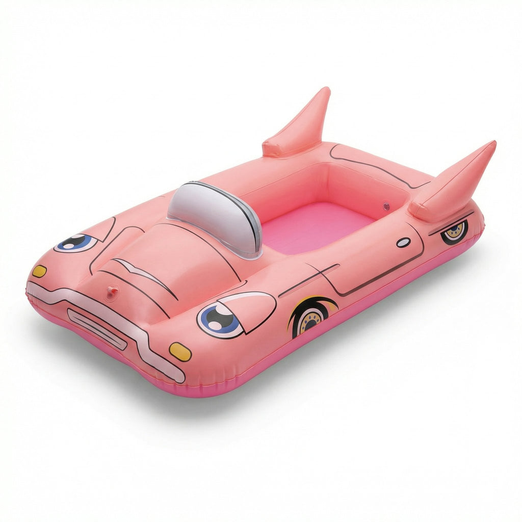 Barca Hinchable Infantil Coche Carreras Rosa - Playtive