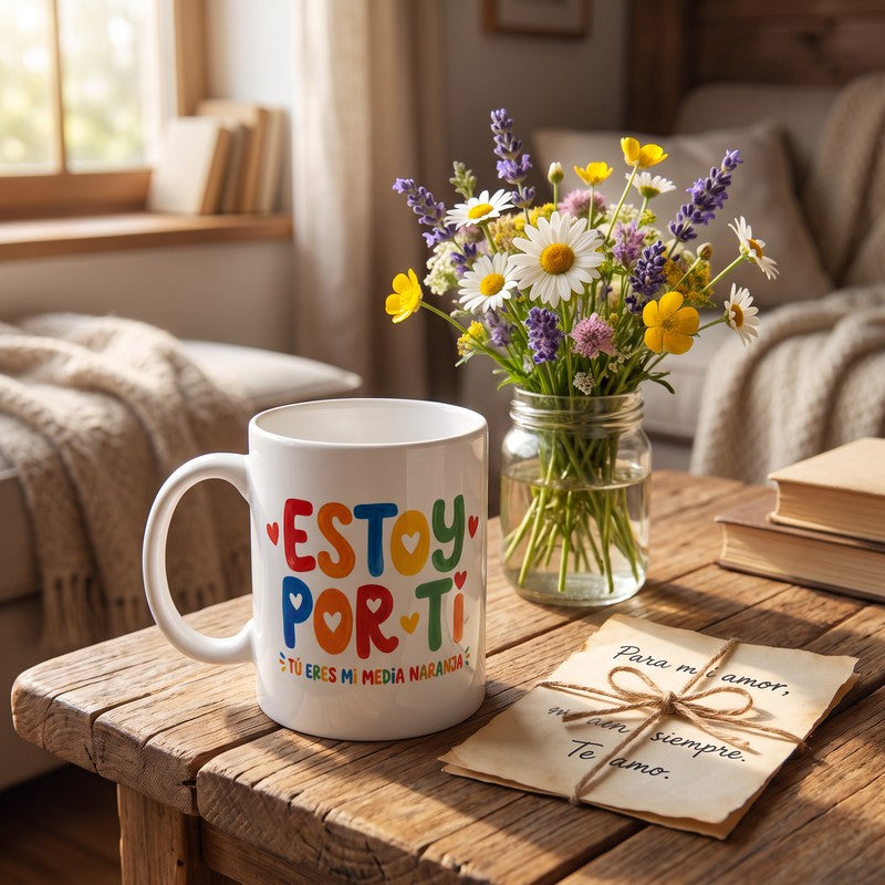 Taza con Mensaje — Estoy por ti - lifestyle