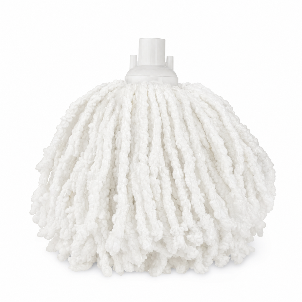 Recambio de Fregona de Microfibra en Tiras Blanco