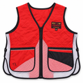 Chaleco de Tiro Beny Sport Rojo y Negro con Malla — Talla 3XL