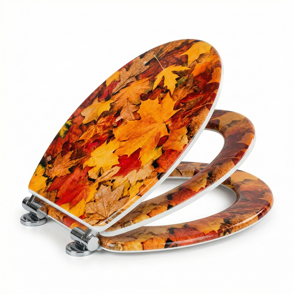 Asiento de Inodoro Hojas de Otoño 3D - Wenko
