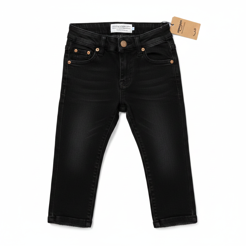 Jeans Thermo Denim Negro Infantil L&D