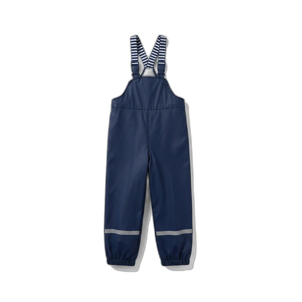 Pantalón Impermeable con Tirantes Azul Lily & Dan