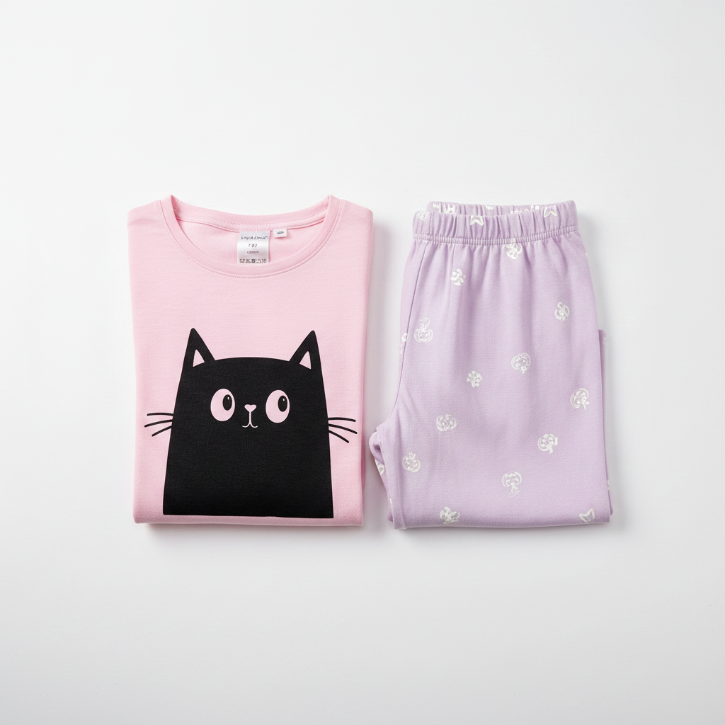 Pijama Infantil Halloween Gatito Lily & Dan