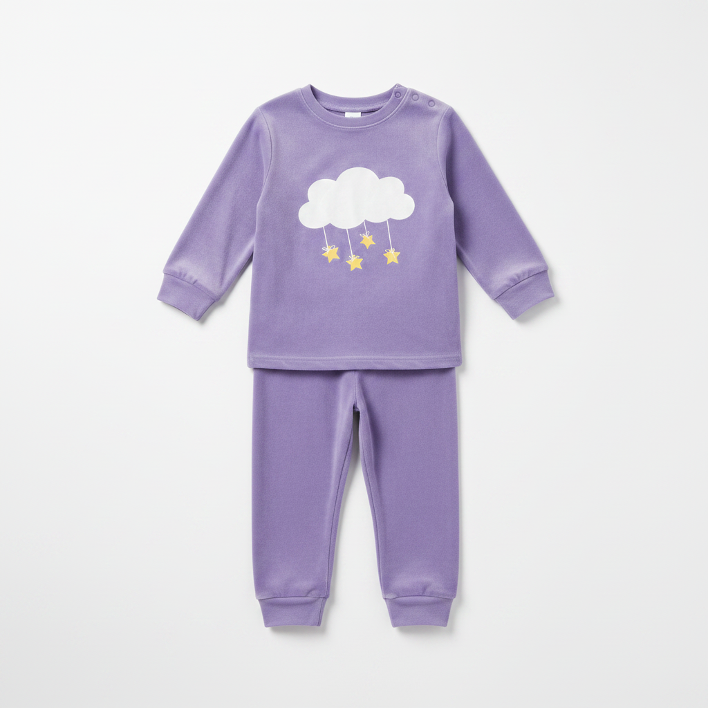 Pijama Terciopelo Nube Lily & Dan