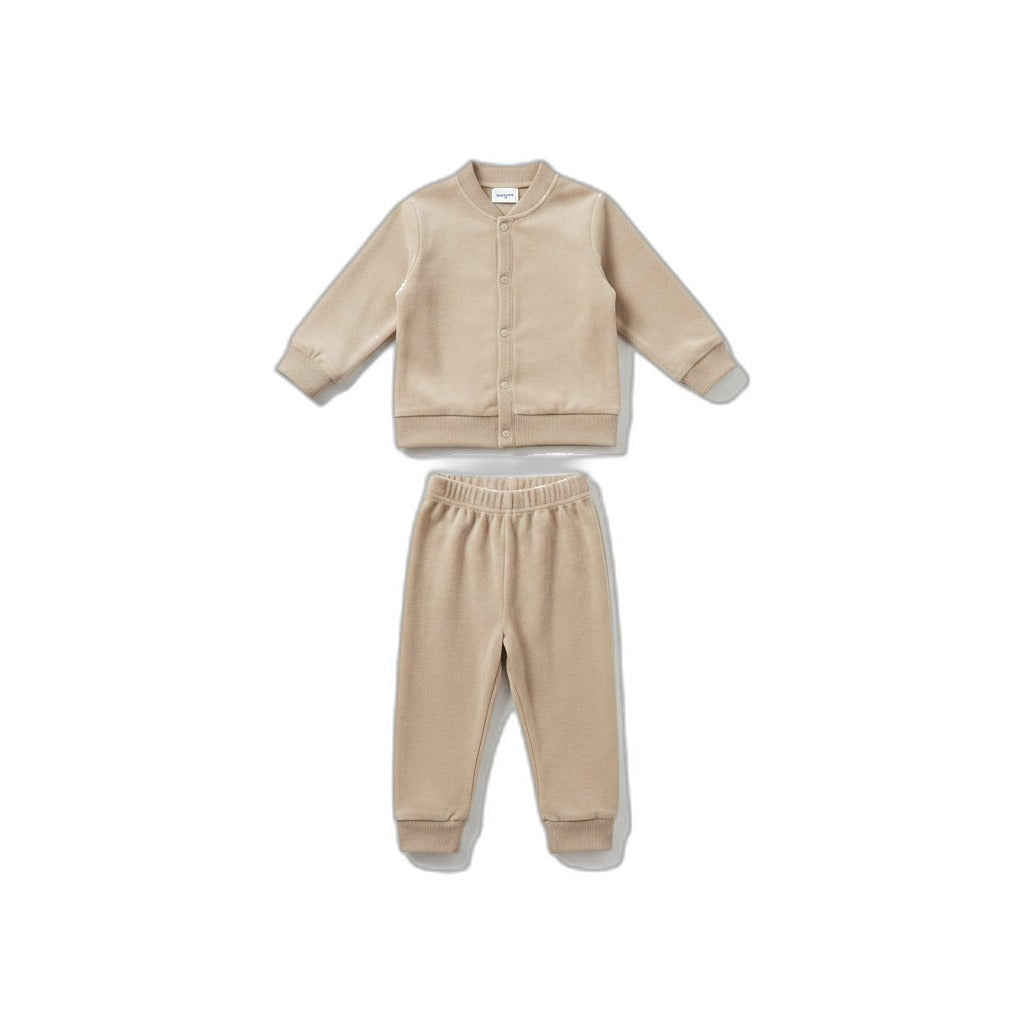 Set Velour Bebé Lily & Dan Chaqueta + Pantalón