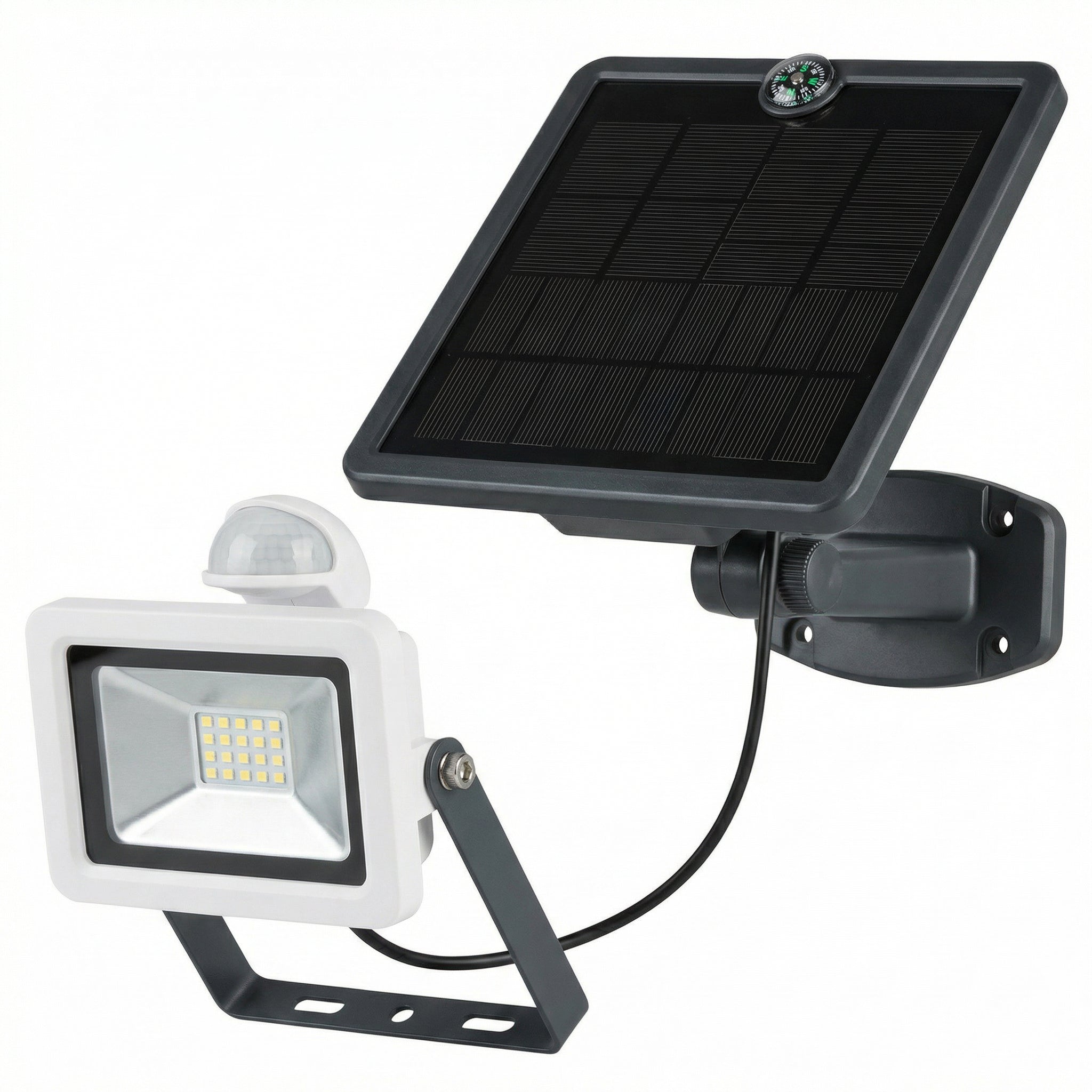 Foco LED Solar con Sensor de Movimiento y Panel Independiente | Livarno Home