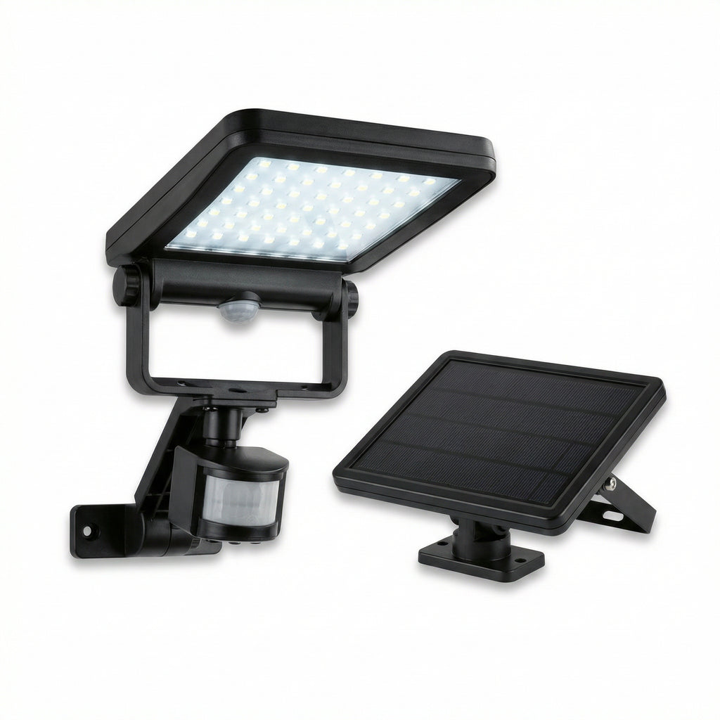 Foco Solar LED con Sensor de Movimiento IP65 6500K Montaje Pared | Livarno Home