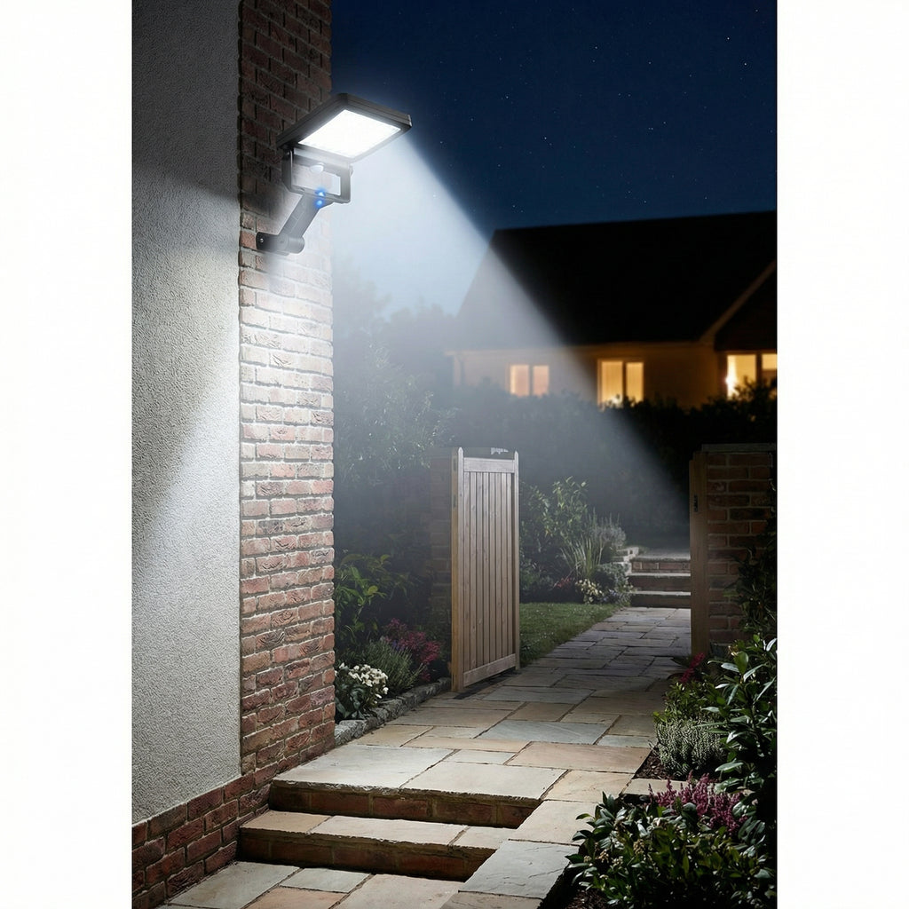 Foco Solar LED con Sensor de Movimiento IP65 6500K Montaje Pared | Livarno Home