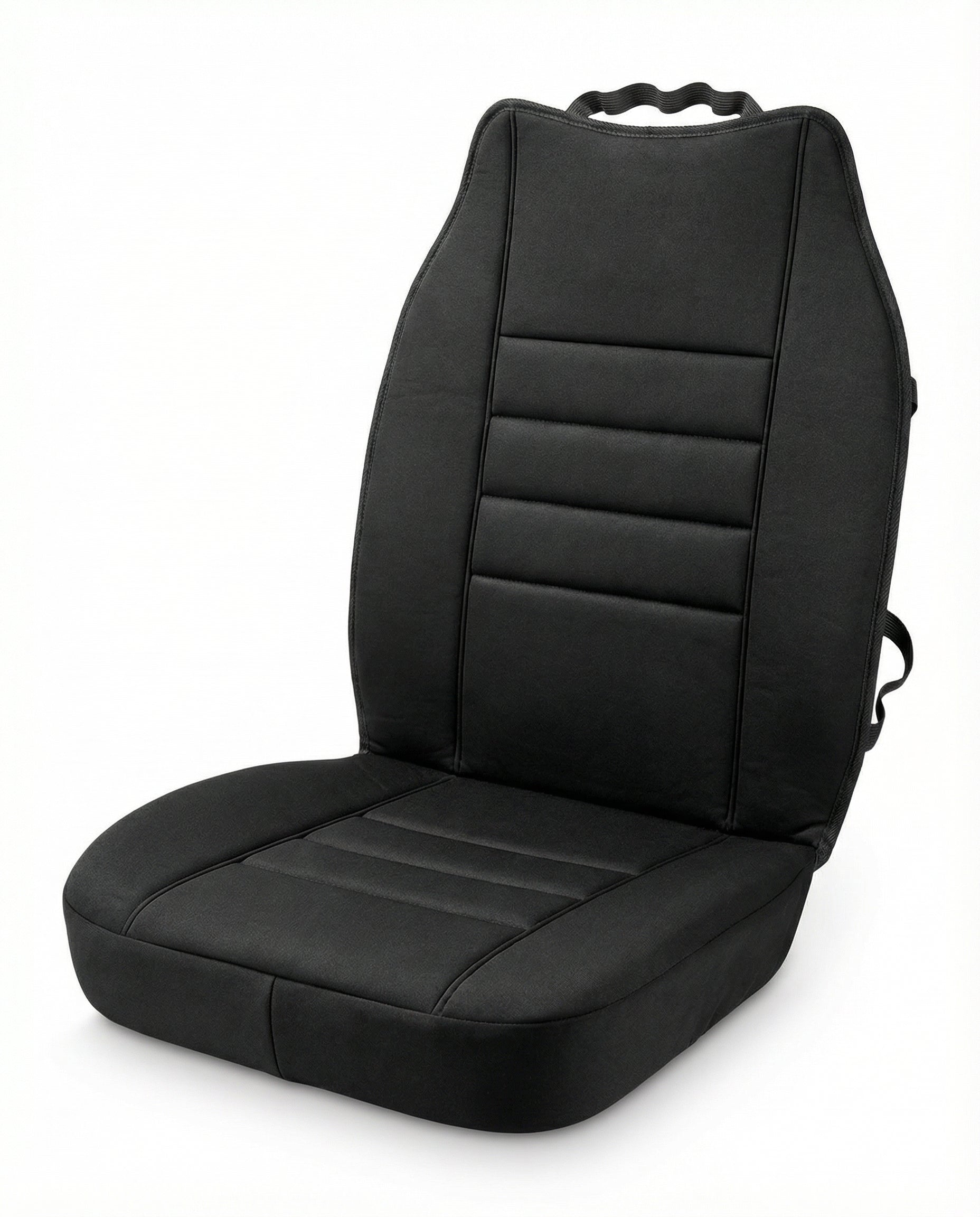 Funda Asiento Coche Acolchada Negra Compatible Airbag TÜV | Ultimate Speed