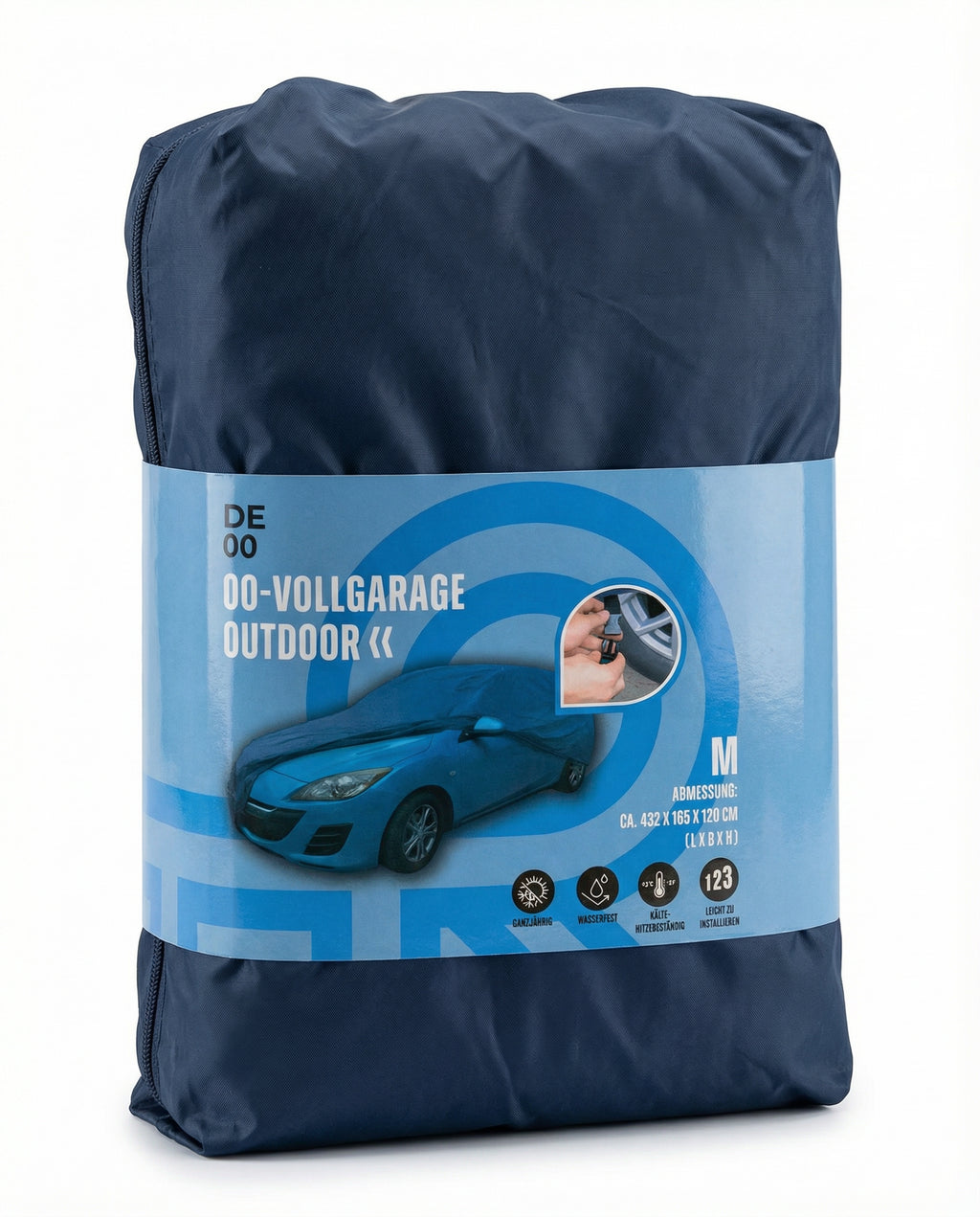 Funda Coche Completa Outdoor Impermeable Talla M 432x165x120 cm
