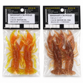 Futurpesa Mississippi Crawdad Motor Oil y Motor Oil Fire sobre fondo blanco