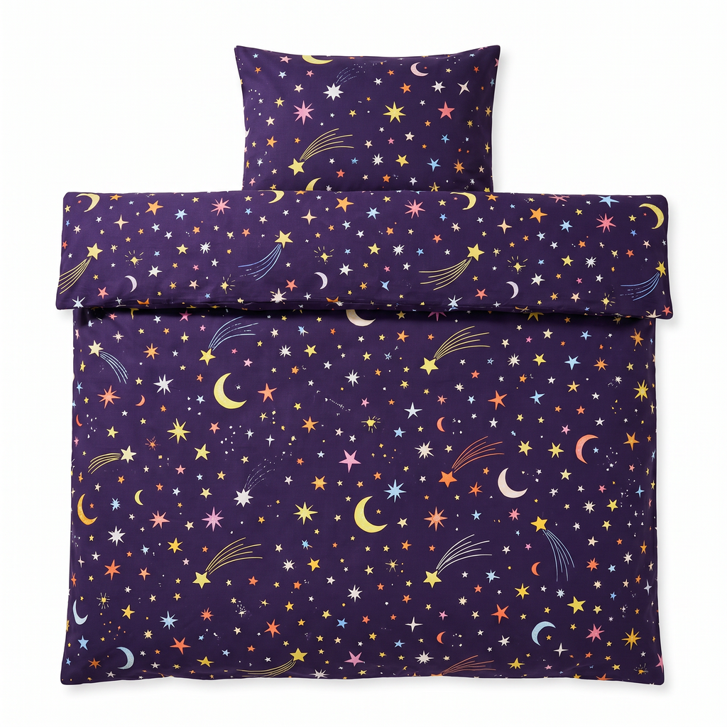 Ropa de Cama Infantil Novitesse Glow in the Dark — Estrellas 135x200cm