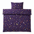 Ropa de Cama Infantil Novitesse Glow in the Dark — Estrellas 135x200cm