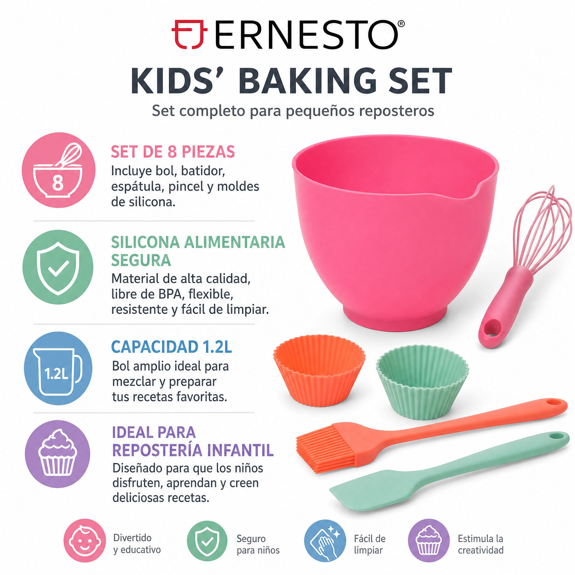 Ernesto Kids Baking Set Reposteria Infantil