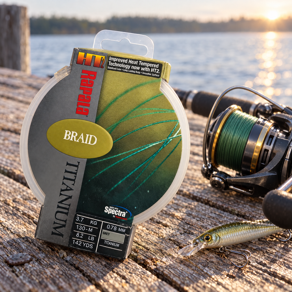 Rapala Titanium Braid 0,078 mm · 130 m
