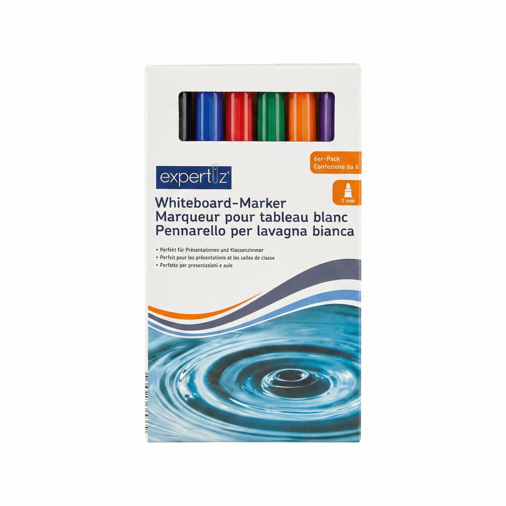 Rotuladores Pizarra Blanca Expertiz Pack 6 Colores