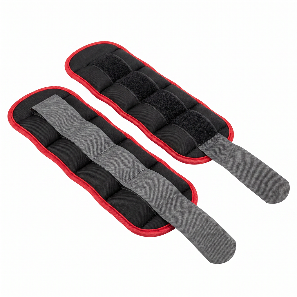 Crivit Set 2 Pesas Ajustables para Tobillos y Muñecas 1,5 kg