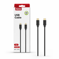 Hama Cable USB-C a USB-C 1 m (negro)