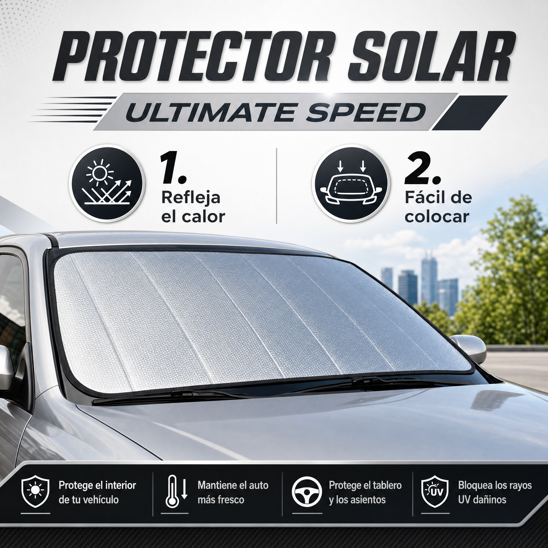 Protector Solar para Parabrisas Ultimate Speed