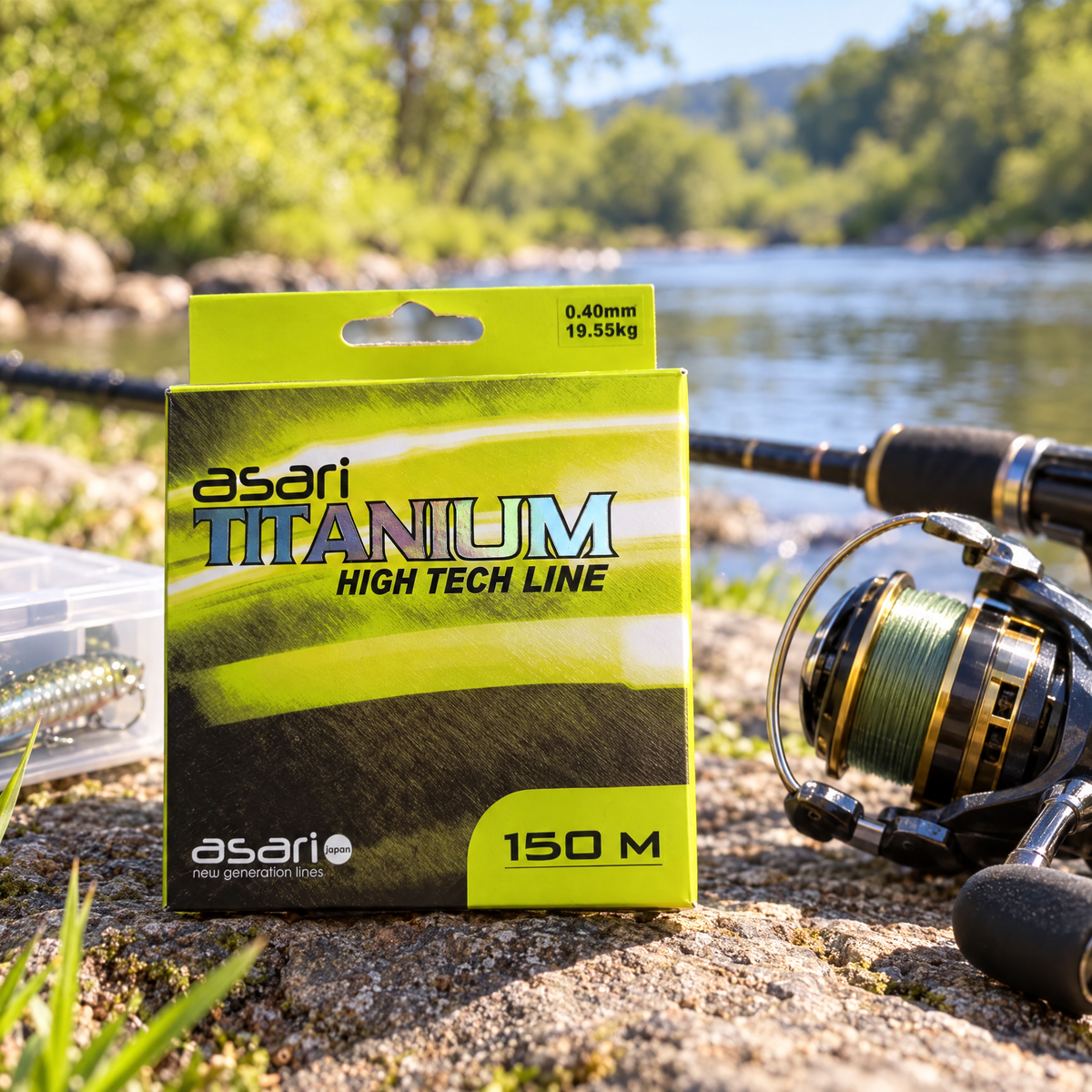 Asari Titanium High Tech Line 0,40 mm · 150 m