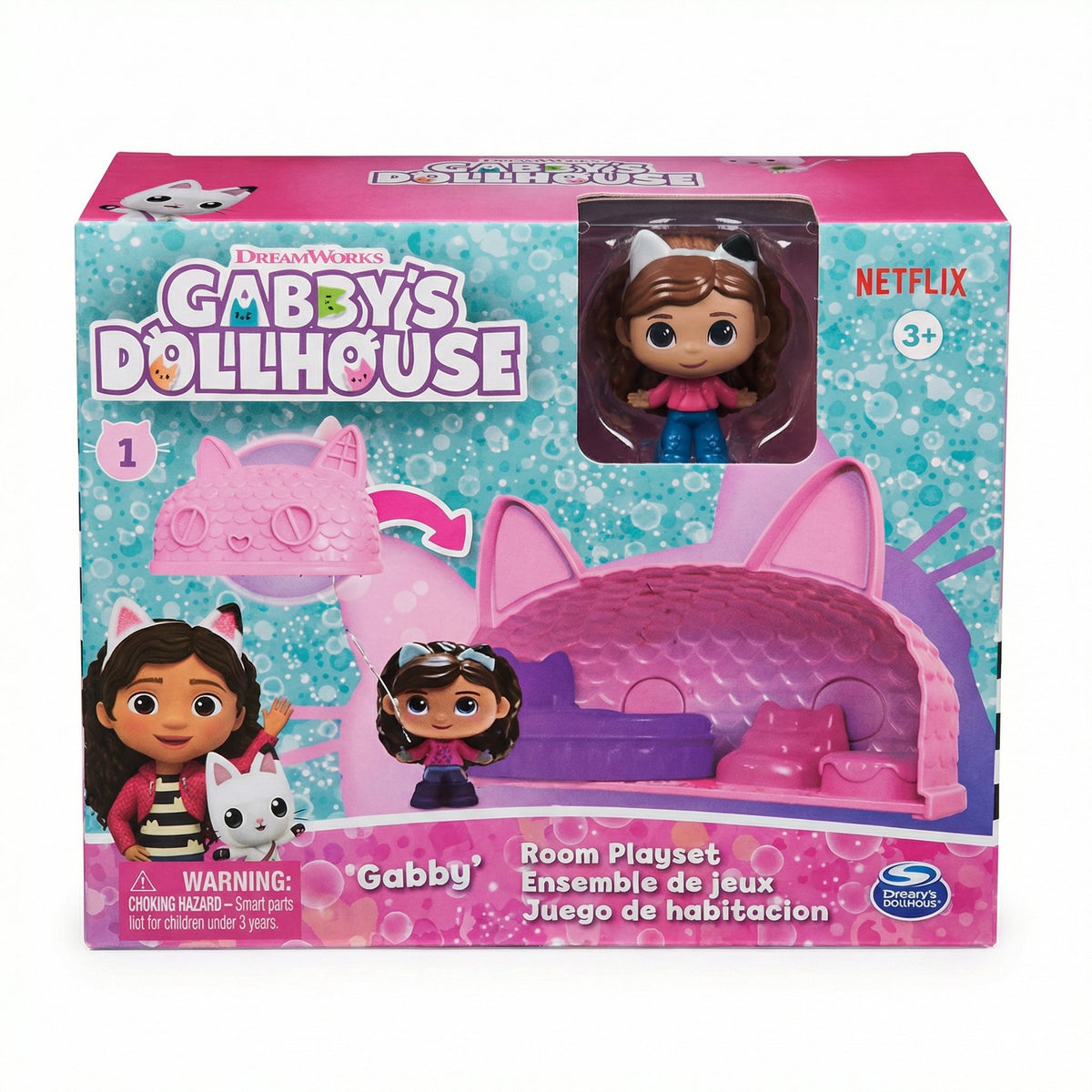 Gabby's Dollhouse Room Playset Habitación con Figura - DreamWorks
