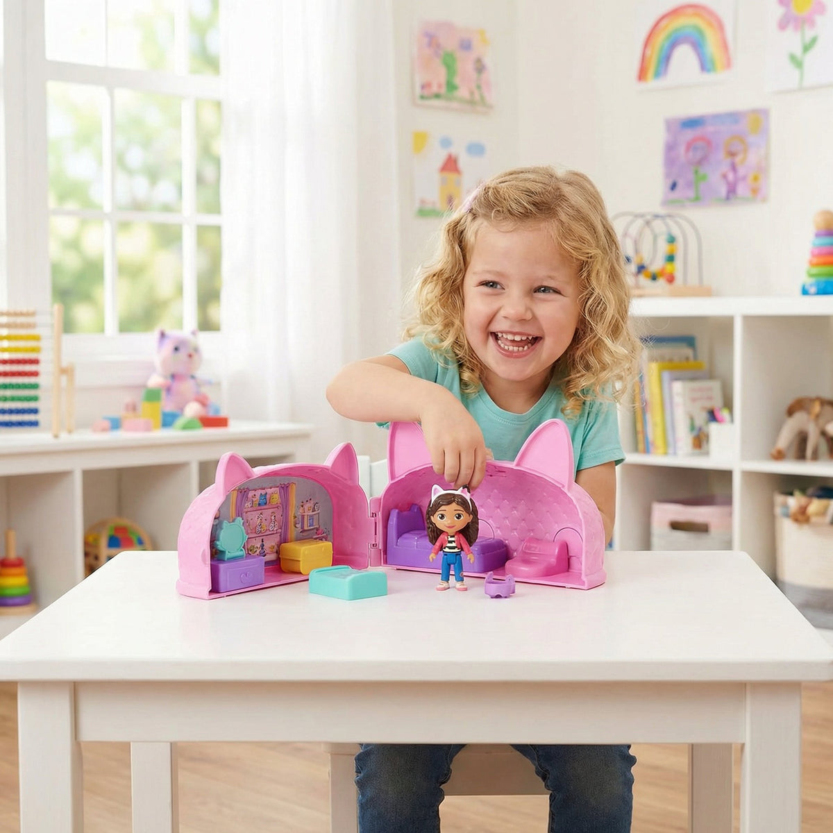 Gabby's Dollhouse Room Playset Habitación con Figura - DreamWorks