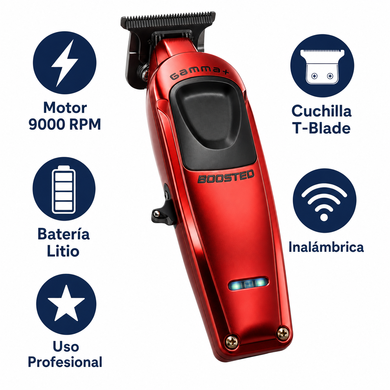 Gamma+ Boosted — Trimmer Profesional Inalámbrico