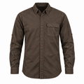 Camisa Gamo Orix marrón oscuro sobre fondo blanco