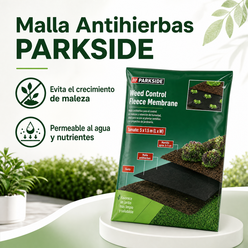 PARKSIDE Malla Antihierbas 5x1,5m